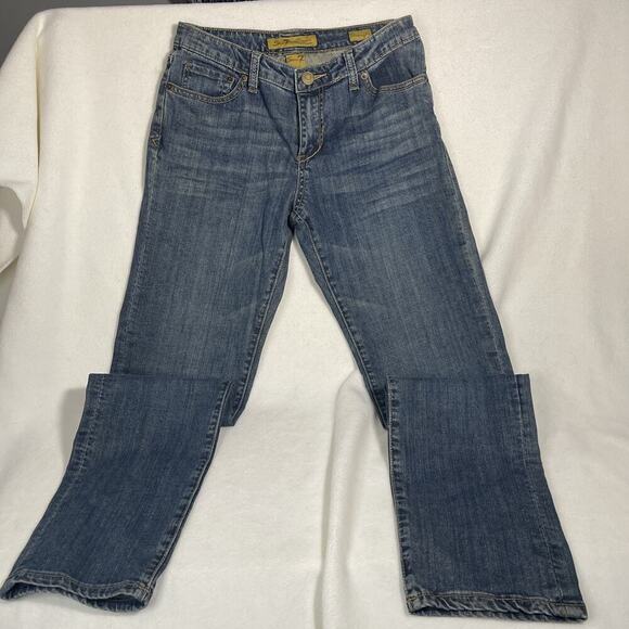 Seven7 Women's High Rise Slim Straight Jeans Size 4 (28X30) Light Wash Jeans NWT - Picture 1 of 8